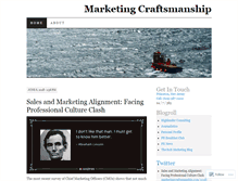 Tablet Screenshot of marketingcraftsmanship.com